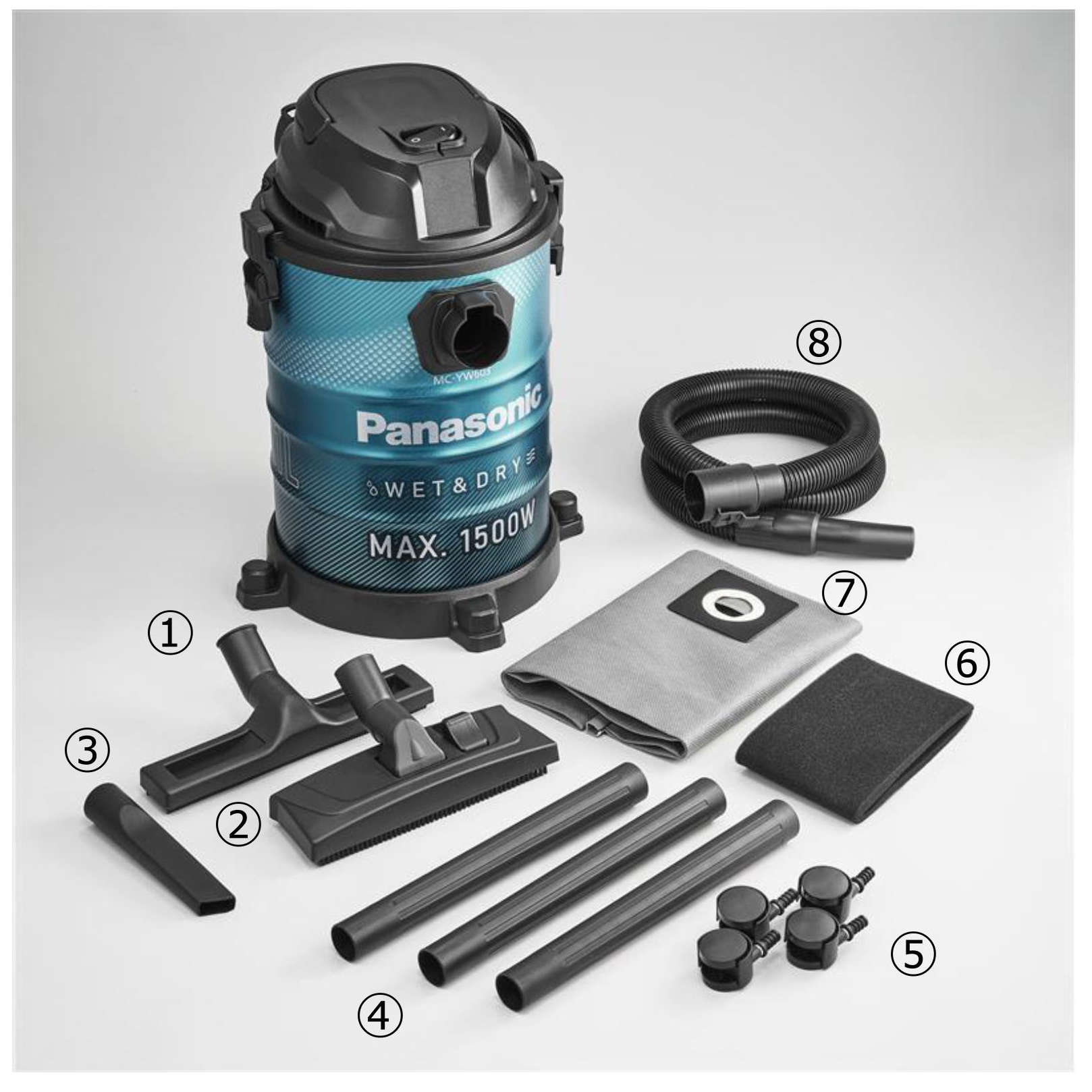 Máy hút bụi công nghiệp khô và ướt Panasonic MC-YW603AN49